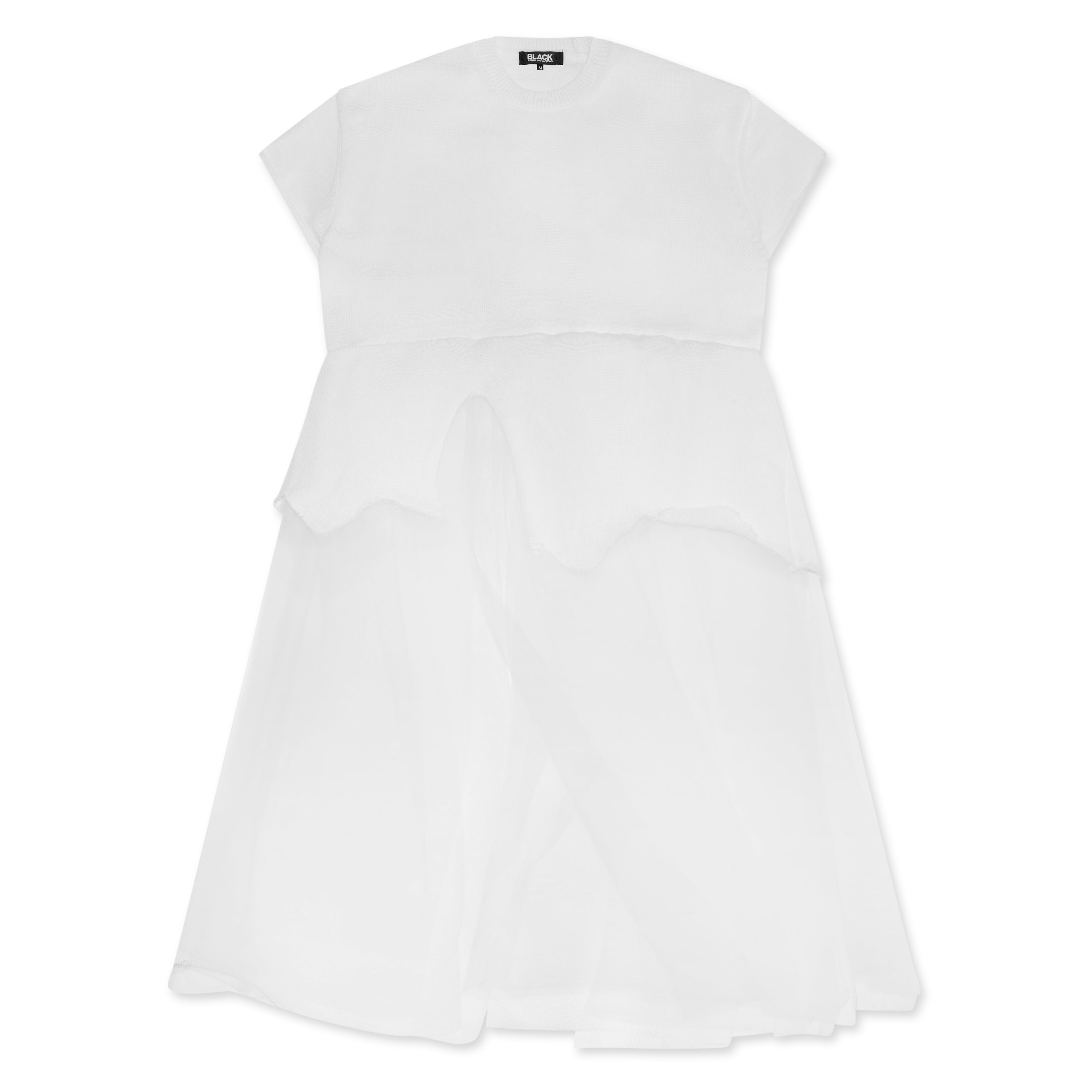 BLACK Comme des Garçons - E-SHOP Nylon Dress - Acrylic – (White) DSMNY