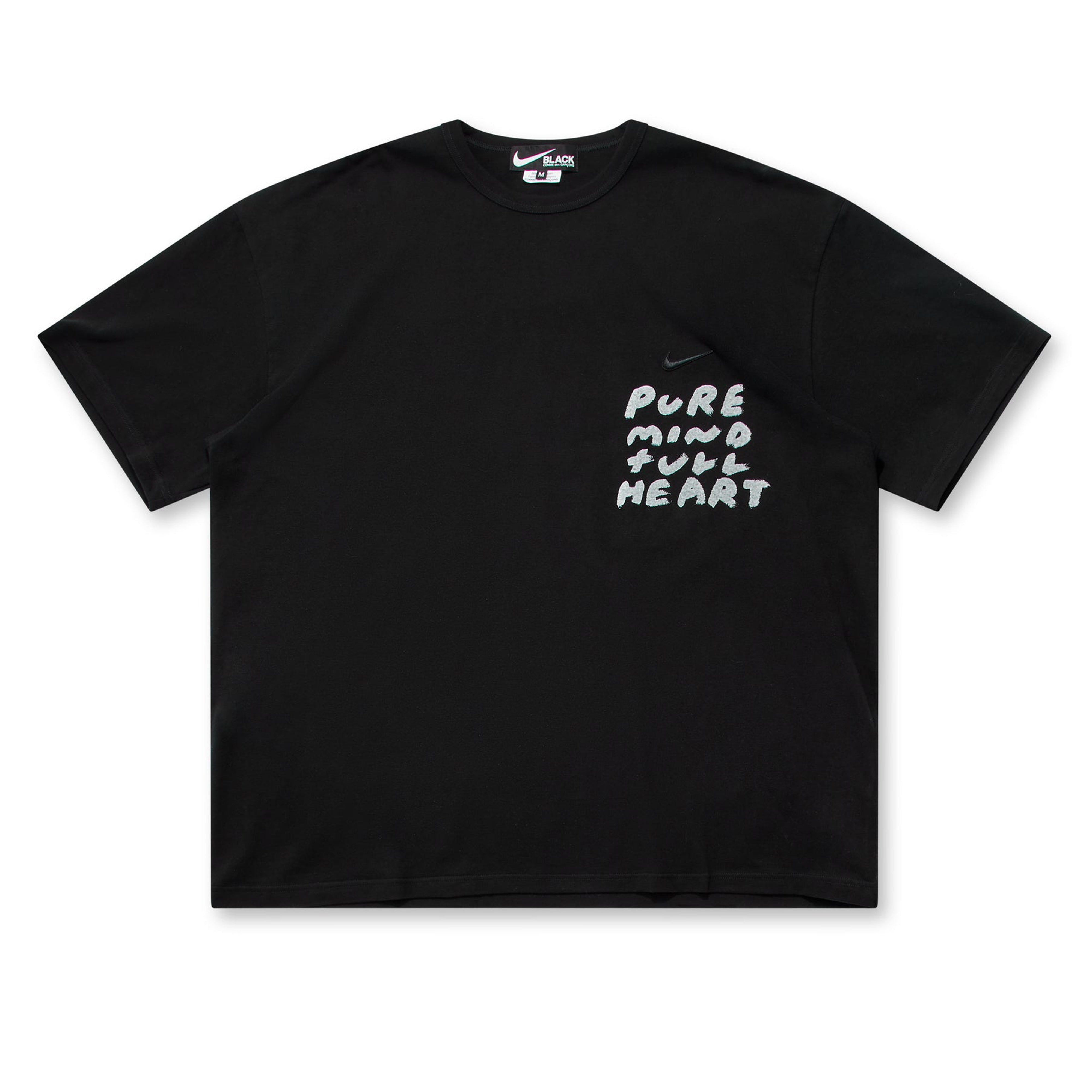 BLACK Comme des Garçons - Message Print T-Shirt - (Black)