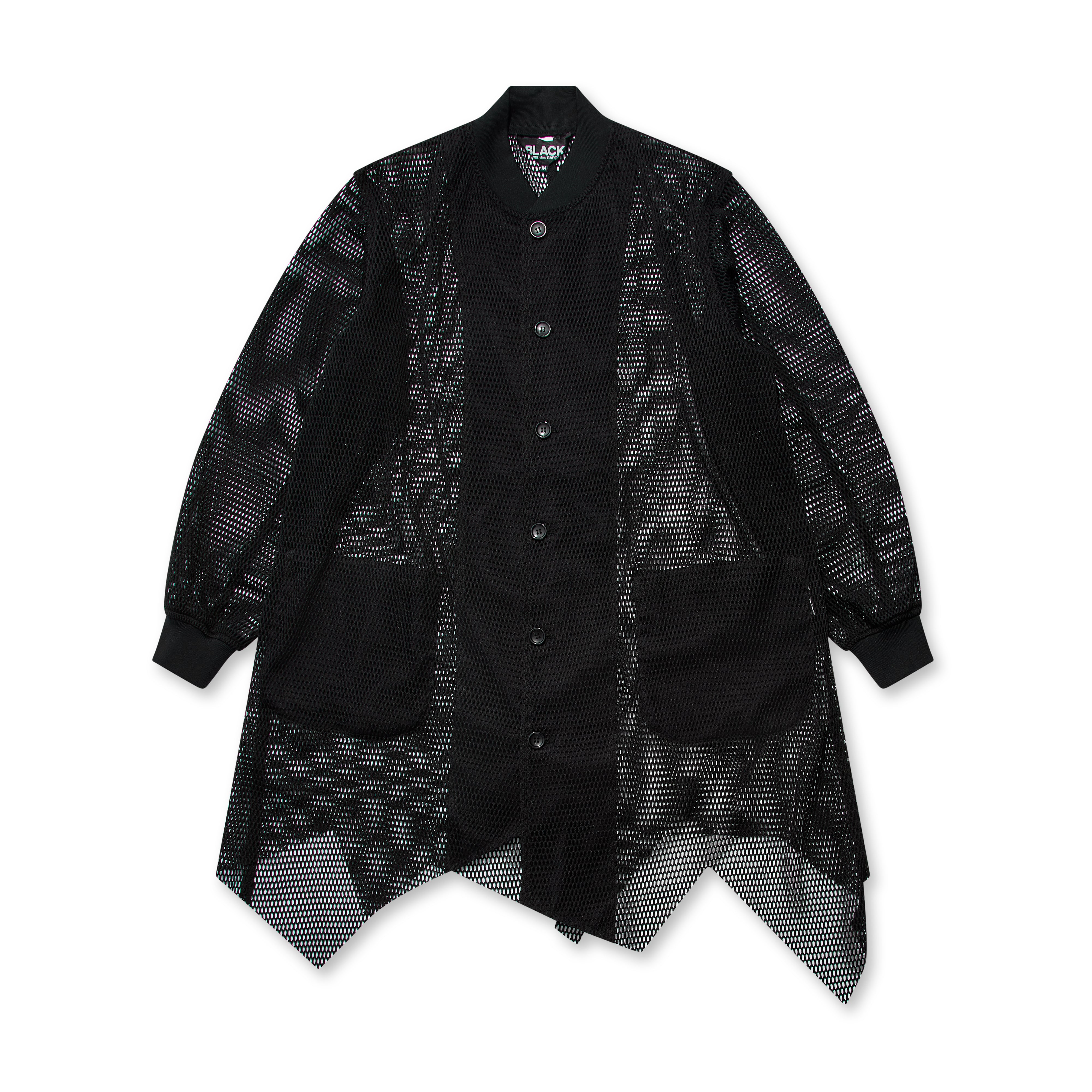 BLACK Comme des Garçons - Raschel Mesh Coat - (Black)