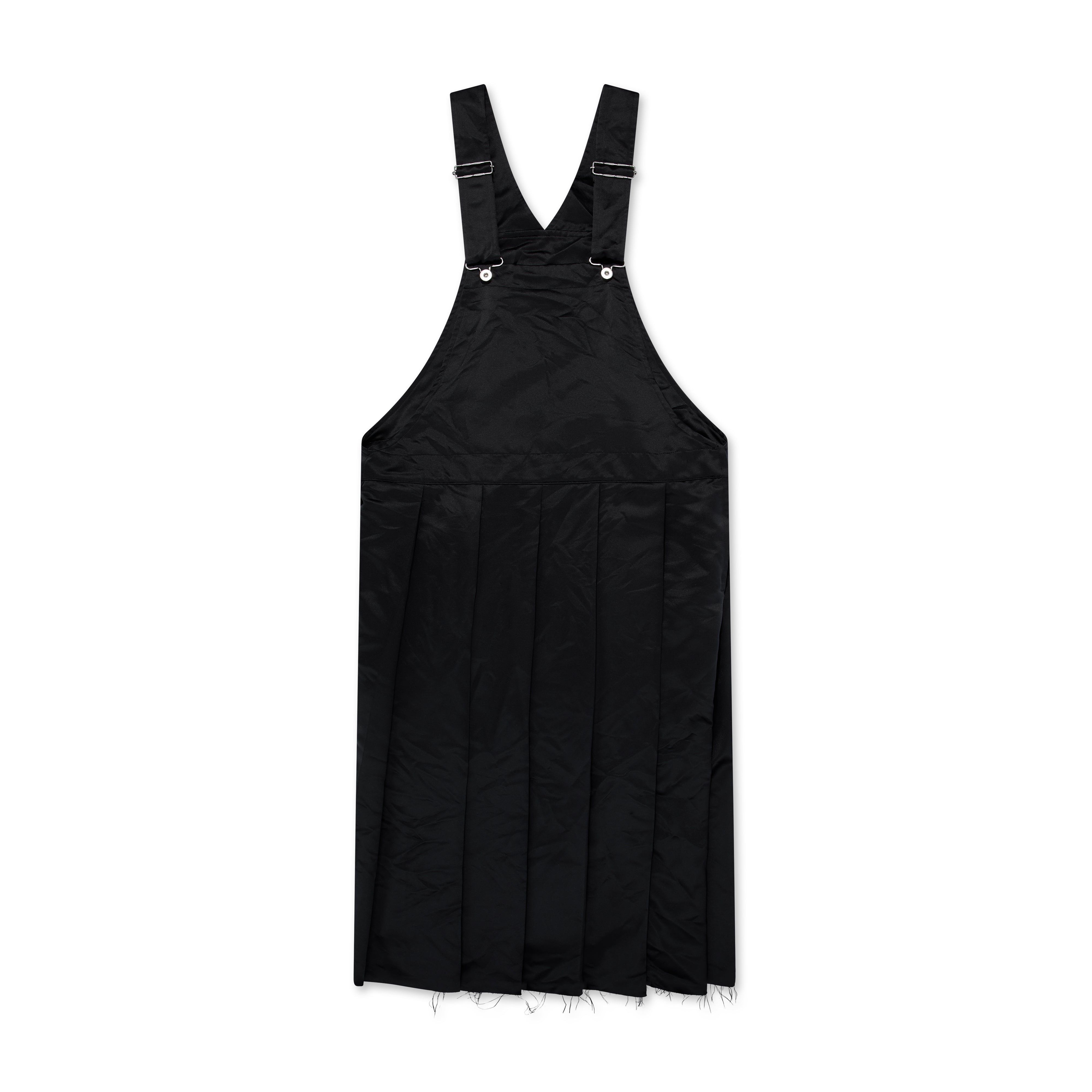 BLACK Comme des Garçons - Satin Pleated Overalls - (Black)