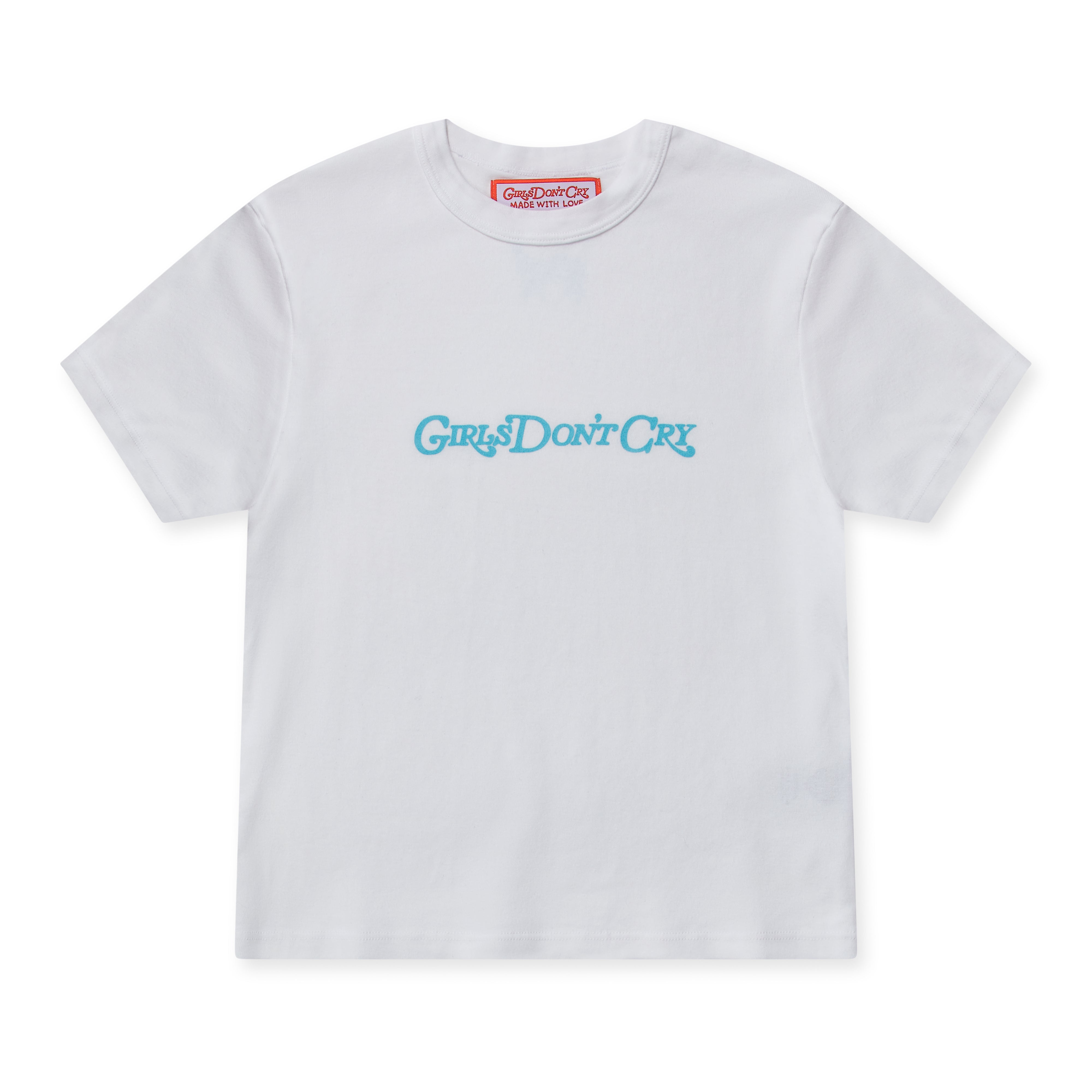 Girls Don't Cry - GDC Wordmark Baby T-Shirt - (White)