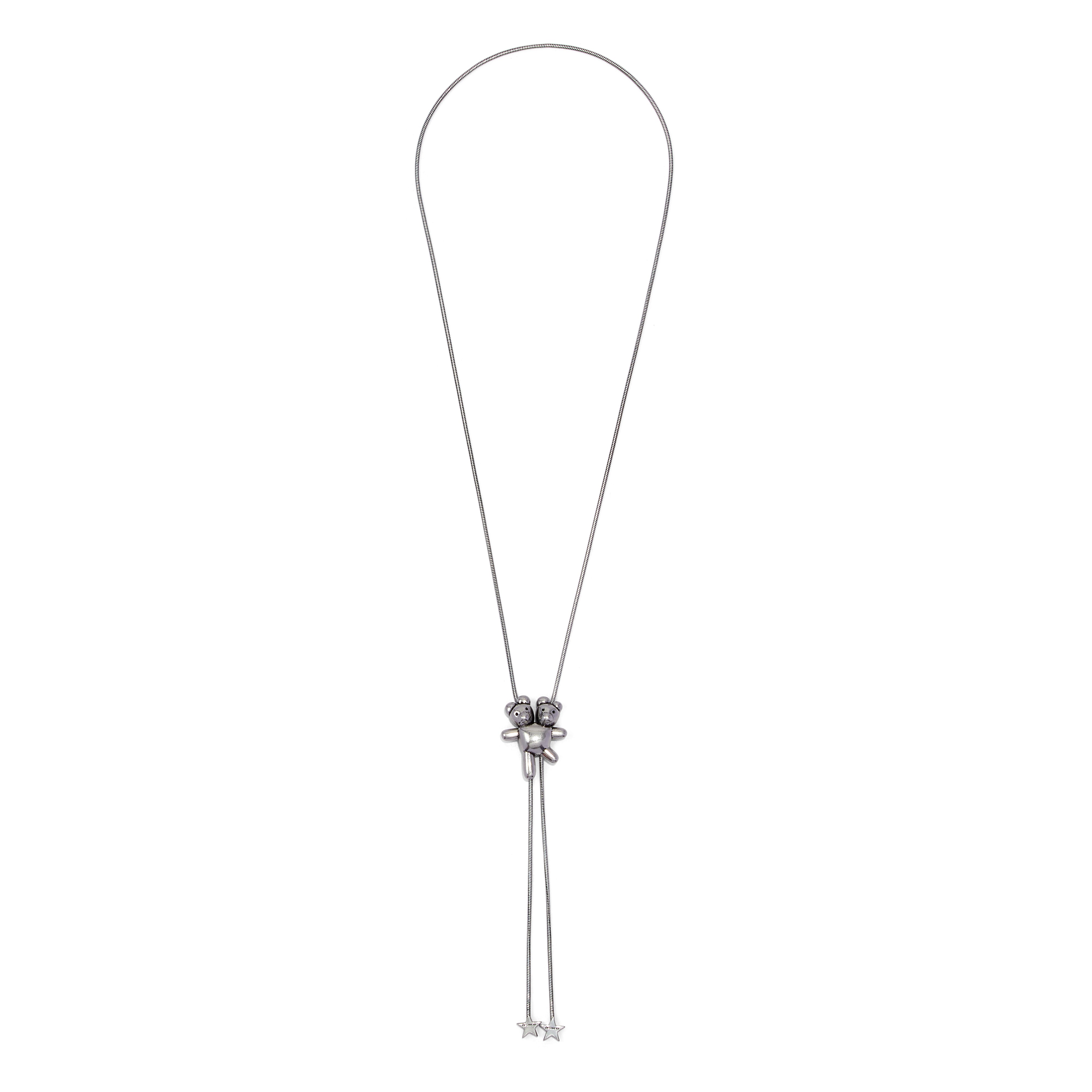 Heaven by Marc Jacobs - Women's Bolo Necklace - (Aged Silver)