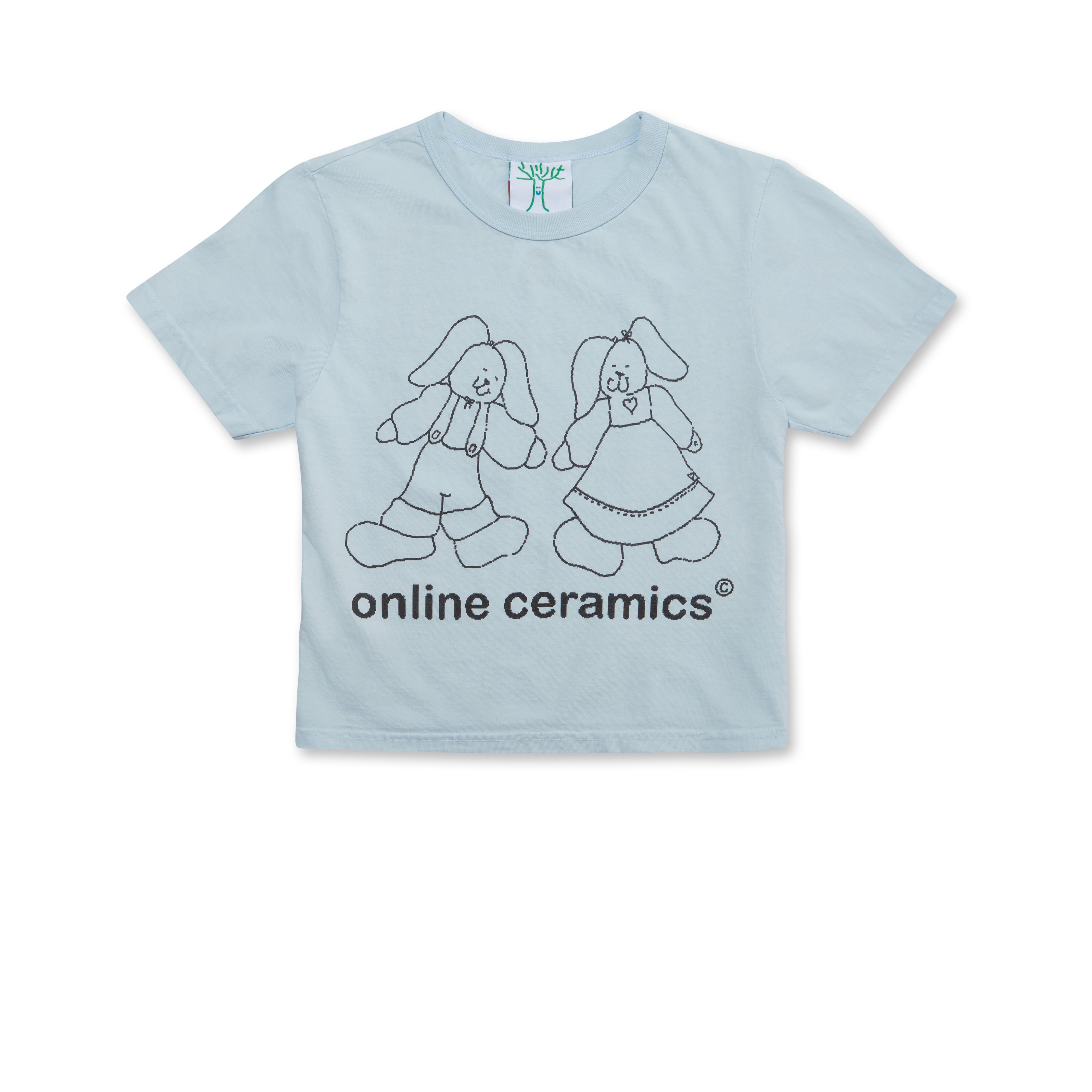 Online Ceramics - Bunny Logo T-Shirt - (Blue) – DSMNY E-SHOP