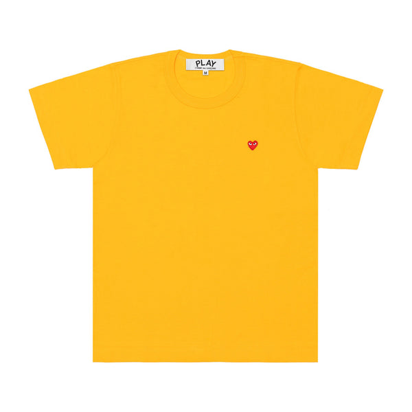 Play Comme des Garçons - Small Heart T-Shirt - (Yellow)