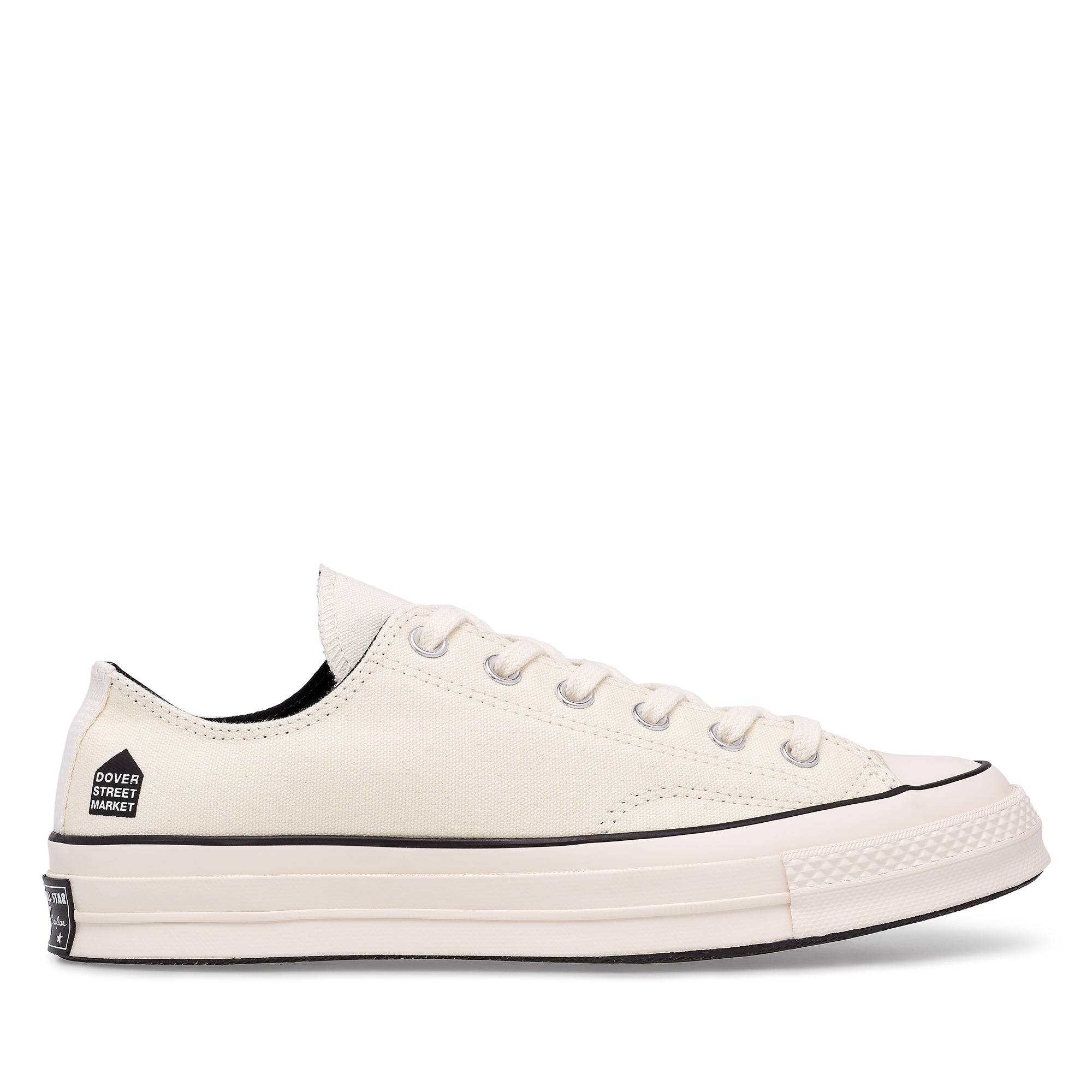 Converse: Chuck Taylor All Star 70' Ox Sneakers (Egret Converse: Chuck Taylor All Star 70' Ox Sneakers (Egret