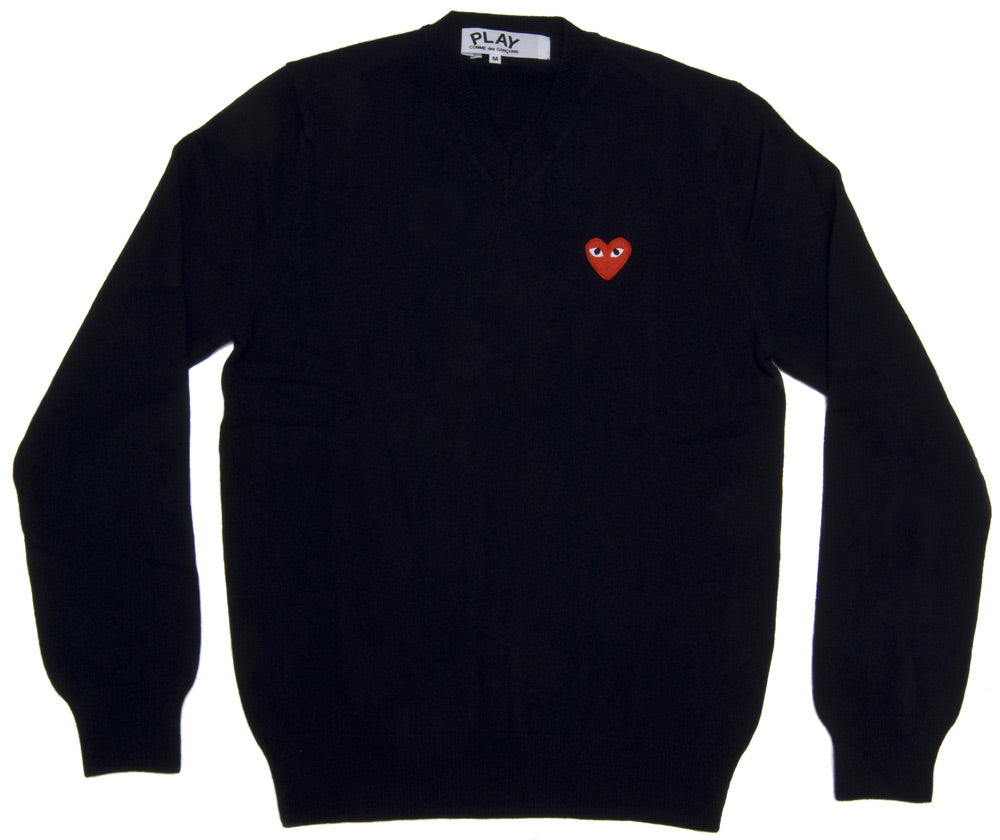 NWOT COMME DES GARÇONS COMME DES GARÇONS Black Crewneck Pullover selling sweater