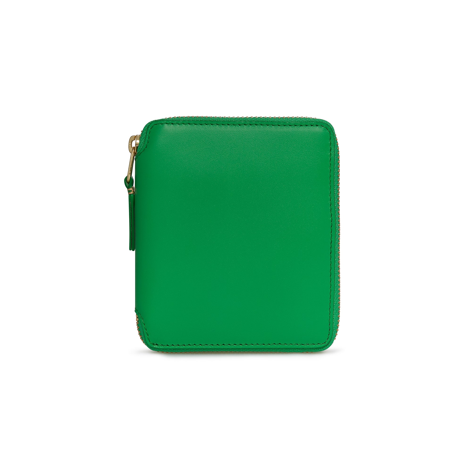 CDG Wallet: Classic Leather Full Zip Around Wallet (Green SA2100C