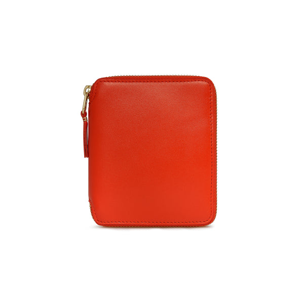 CDG Wallet - Classic Leather Full Zip Around Wallet - (Orange SA2100C)