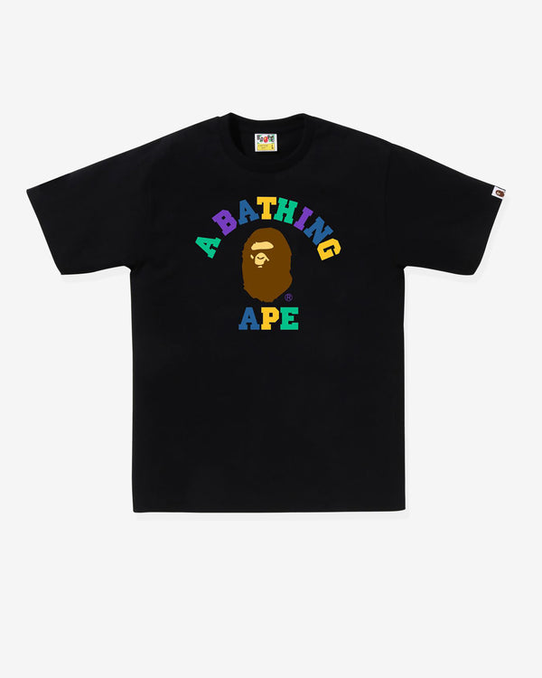 Bape - Men's Colors College T-Shirt - (Black)