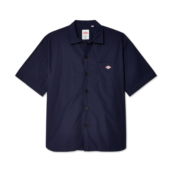 Danton - Men's Supima Poplin Solid Shirt - (Navy)