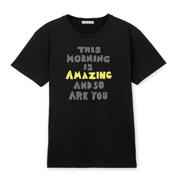 Cave Things - Amazing Morning T-Shirt - (Black)