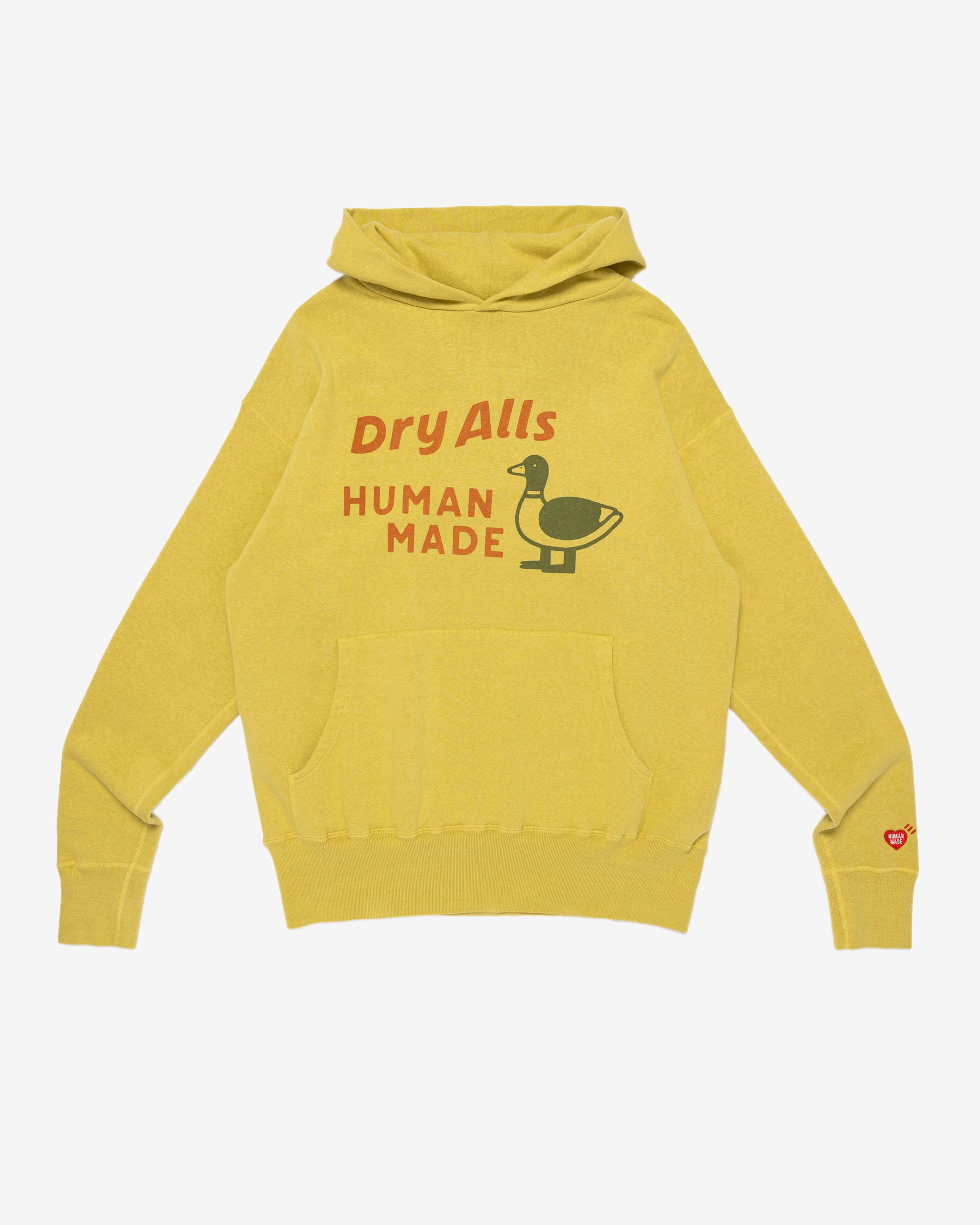 Human Made: Men's Tsuriami Hoodie (Yellow) | DSMNY E-SHOP