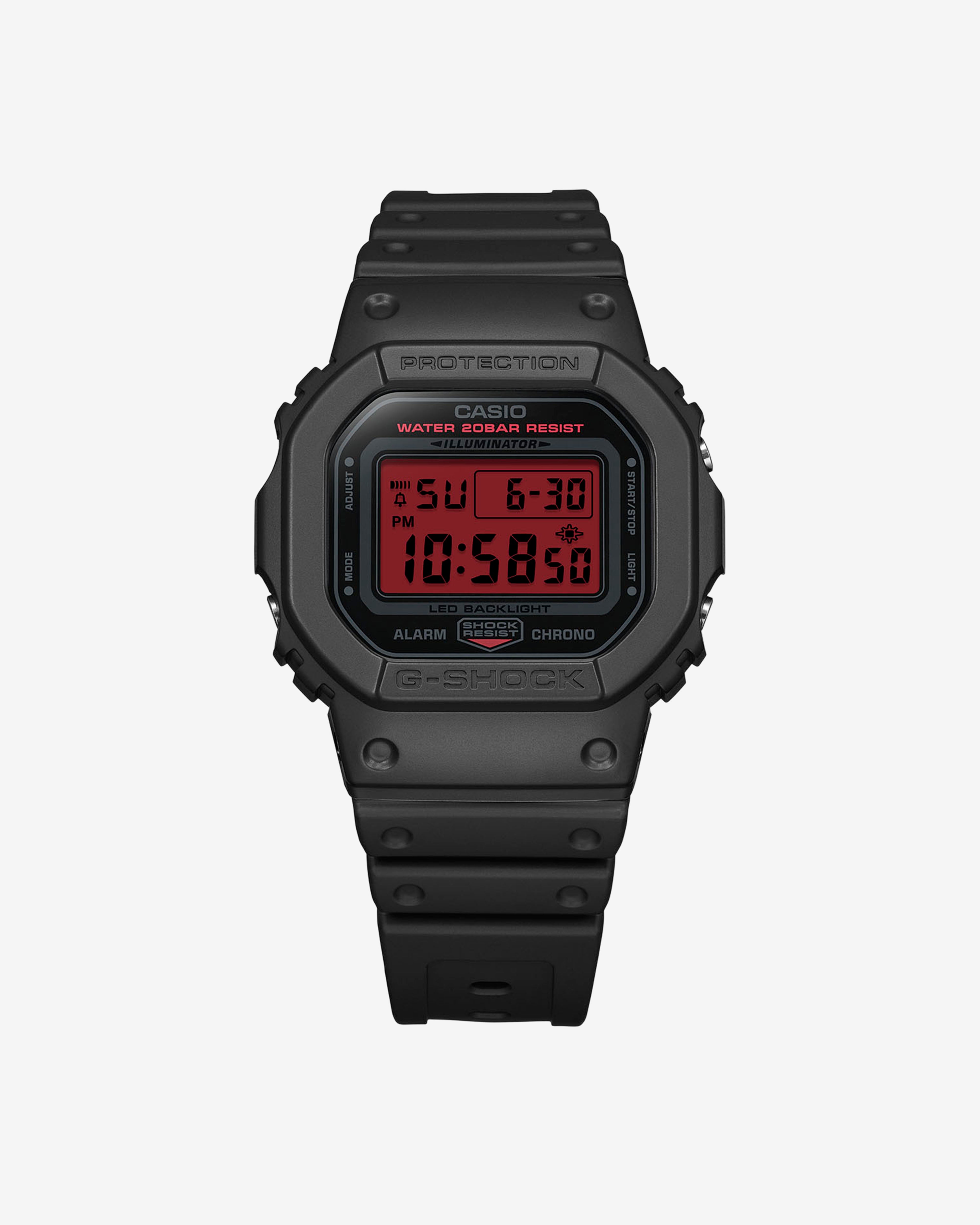 G-Shock: DW5600BBR-1 (Black/Red) | DSMNY E-SHOP