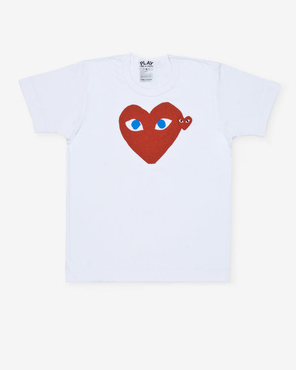 Play Comme des Garçons - Red Blue Eyes T-Shirt - (White)