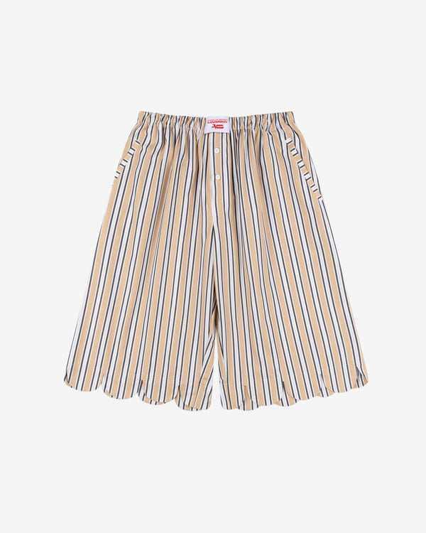 Charles Jeffrey - Men's Long Scalloped Boxer - (Beige)