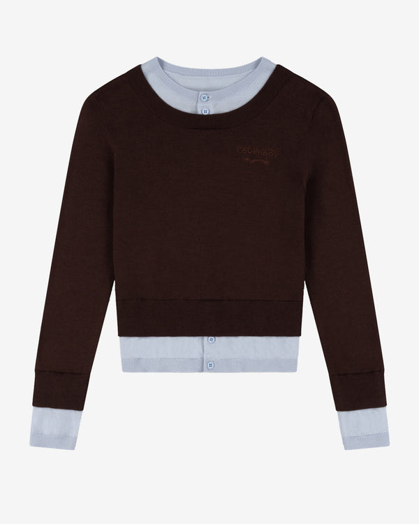 Charles Jeffrey - Men's Double Soft Jumper - (Brown)