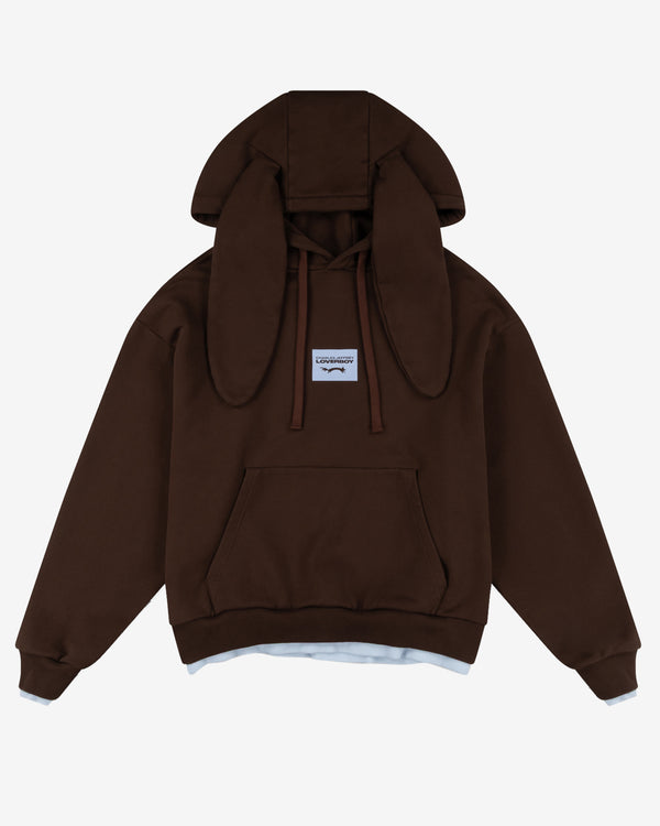 Charles Jeffrey - Men's Rabbit Ears Hoodie - (Brown)