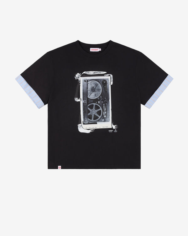 Charles Jeffrey - Men's Abbey Road Turn Up Tee - (Black)