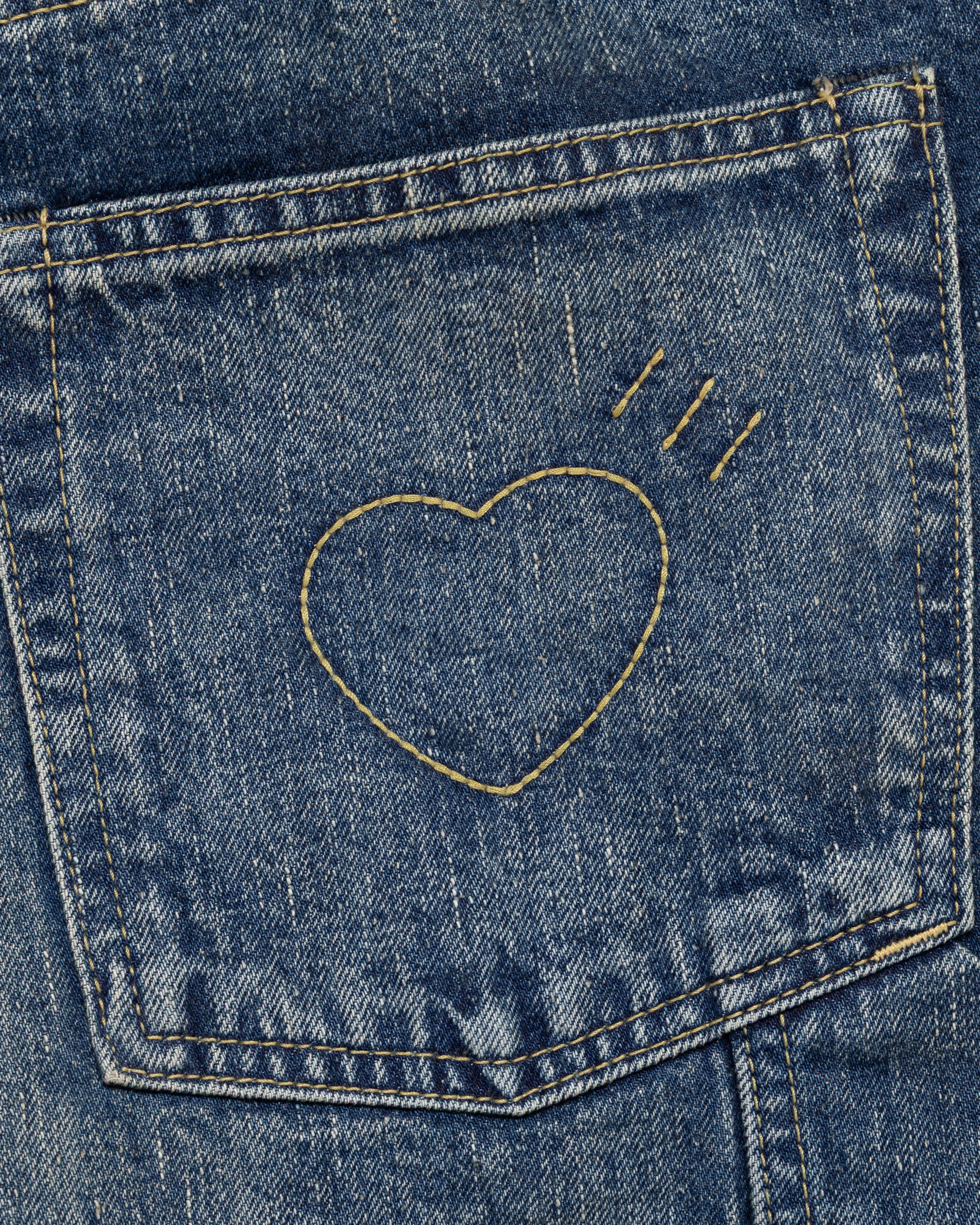 Human Made: Men's Straight Denim Pants (Indigo) | DSMNY E-SHOP