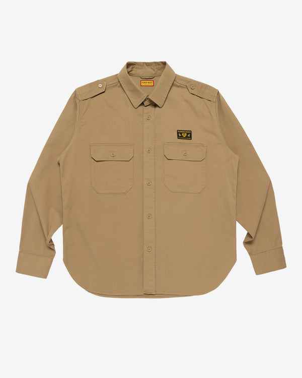 Human Made - Men's Twill Shirt - (Beige)