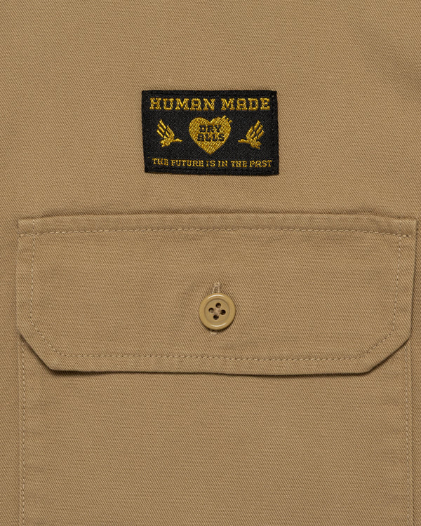 Human Made - Men's Twill Shirt - (Beige)