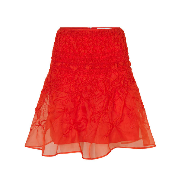 Cecilie Bahnsen - Women's Short Smock Skirt - (Red)