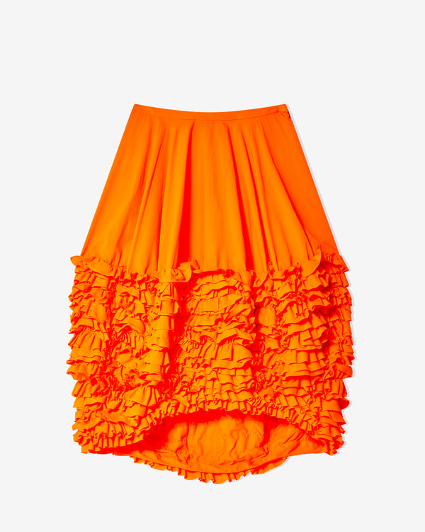 Molly Goddard - Women's Isla Skirt - (Neon Orange)