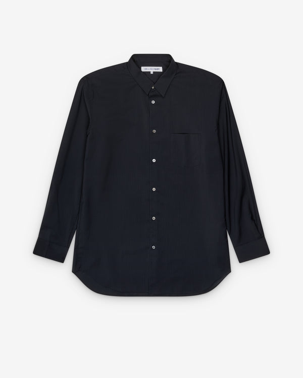 CDG Shirt Forever - Men's Wool Shirt - (Navy)