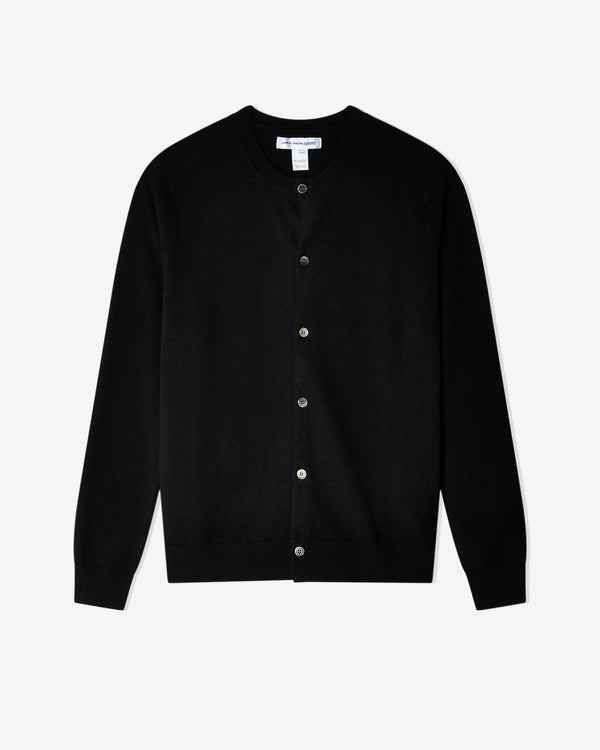 CDG Shirt Forever - Men's Round Neck Cardigan - (Black)