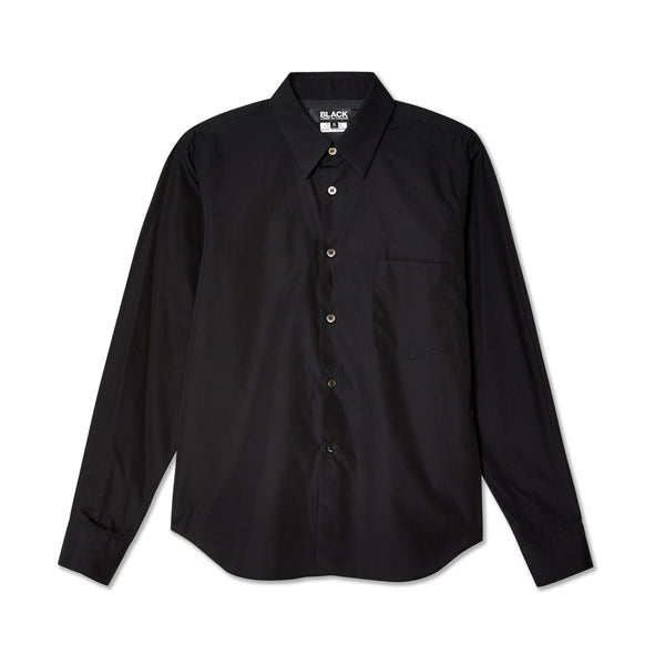 BLACK Comme des Garçons - Polyester Detailed Shirt - (Black)