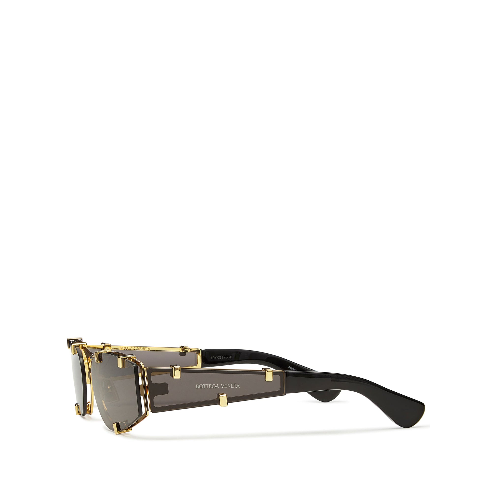 Bottega Veneta - Women’s Cat Eye Sunglasses - (Black)