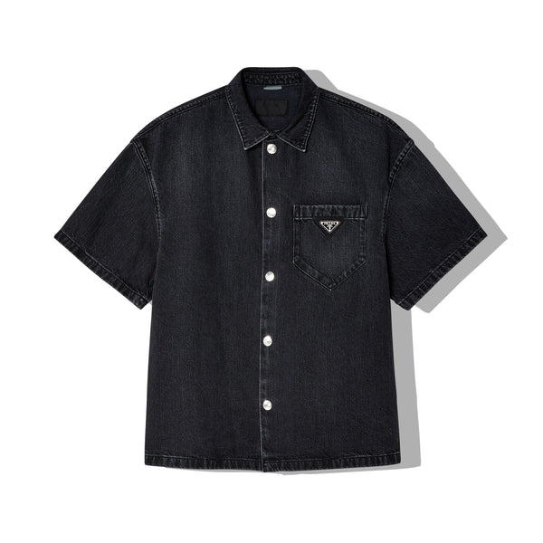 Prada - Men's Denim Shirt - (Black)