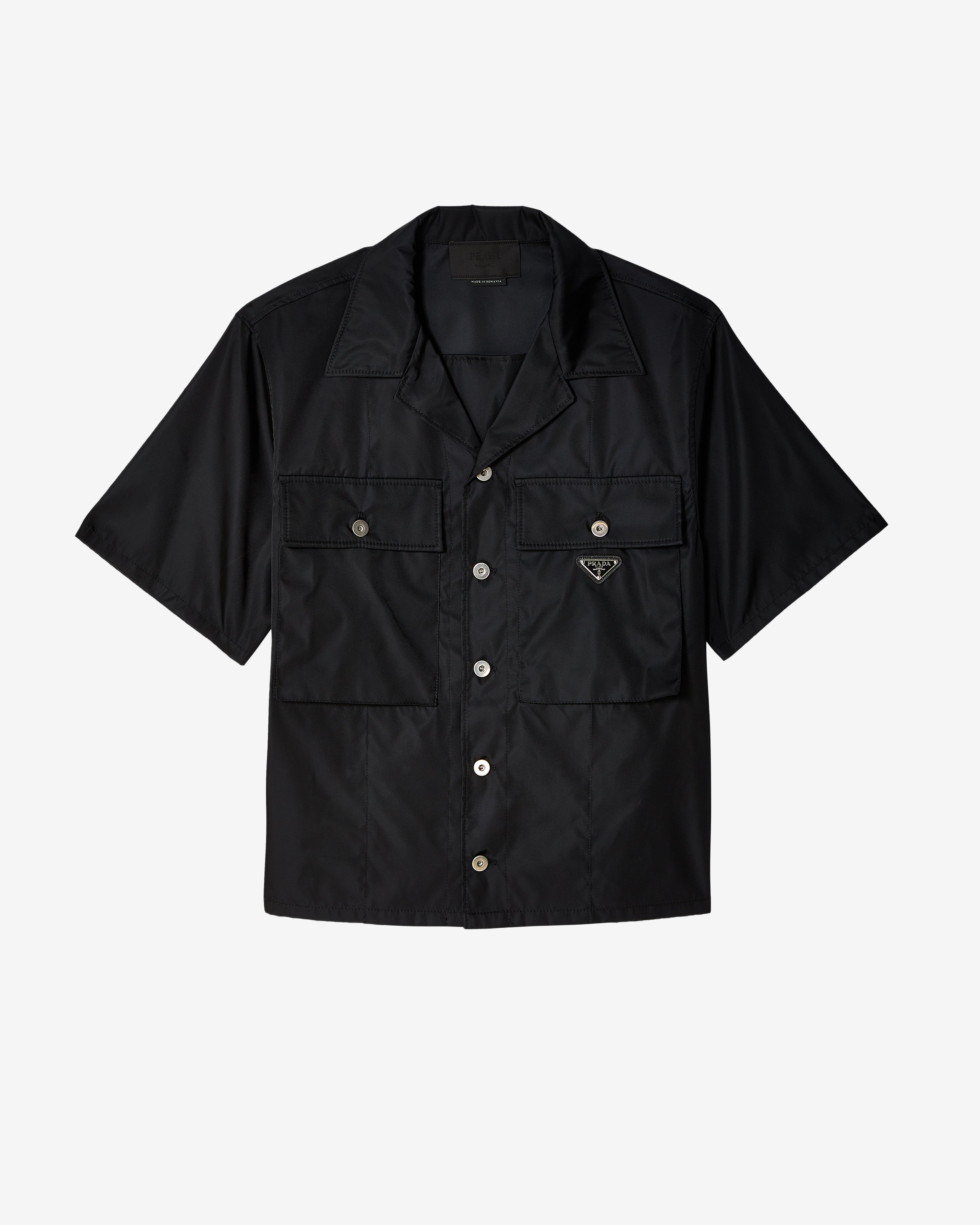 Prada: Men's Re-Nylon Shirt (Black) | DSMNY E-SHOP
