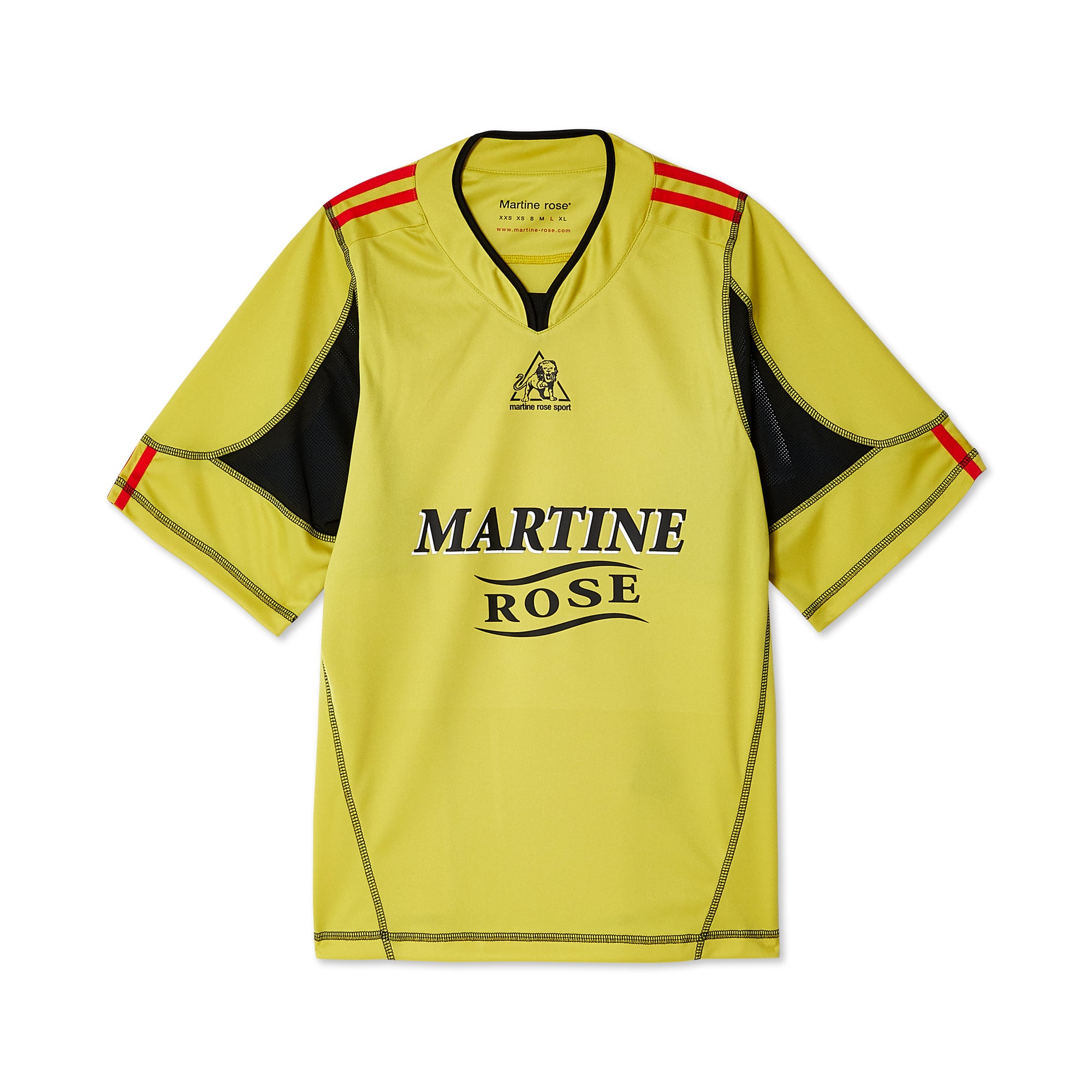 Martine Rose - Men's Shrunker Football Top - (Yellow/Black) – DSMNY E-SHOP
