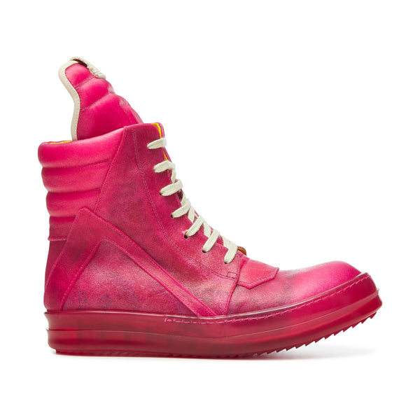 Rick Owens - Women's Leather Shoes Geobasket - (Hotpink)