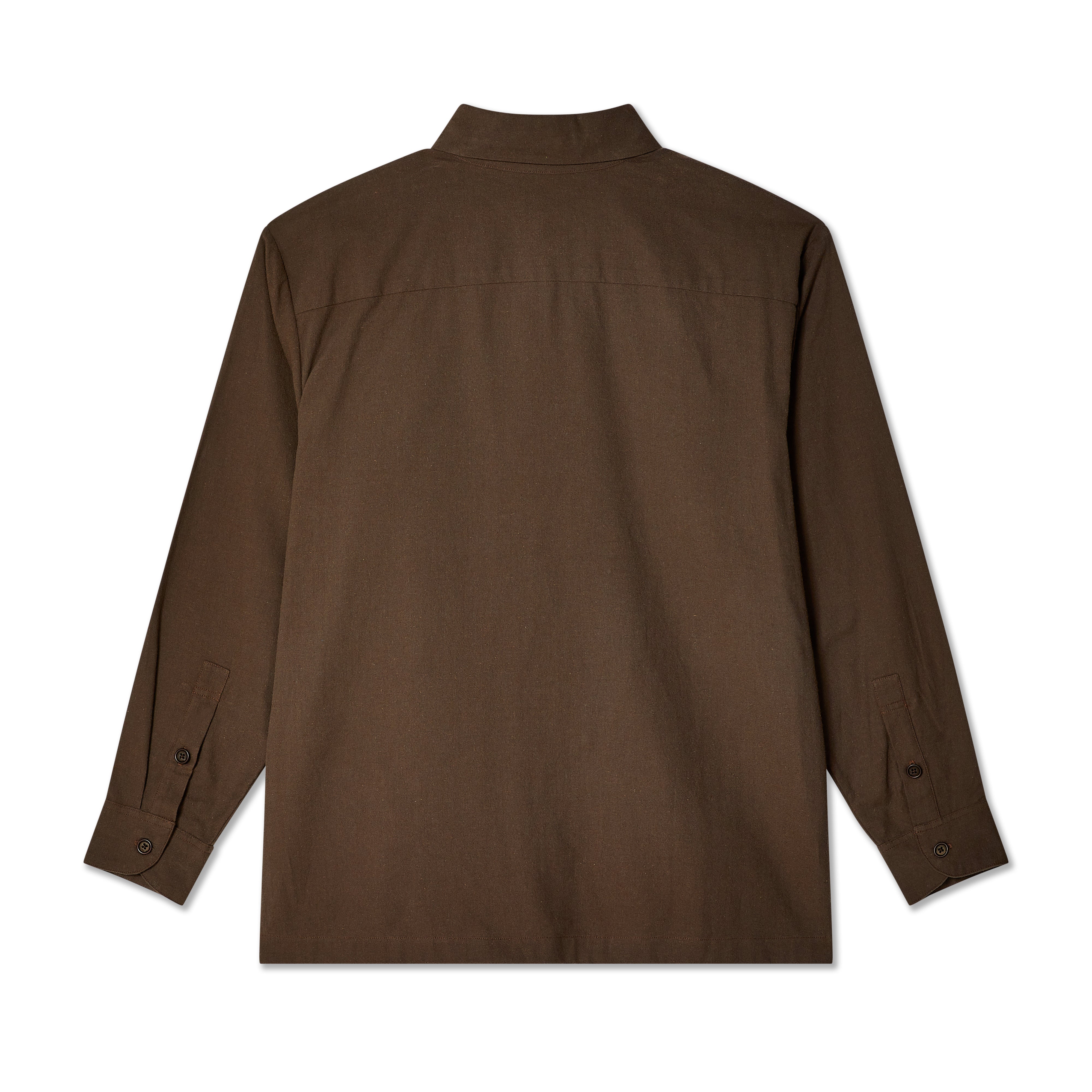 Evan Kinori - Flat Hem Shirt - (Brown)