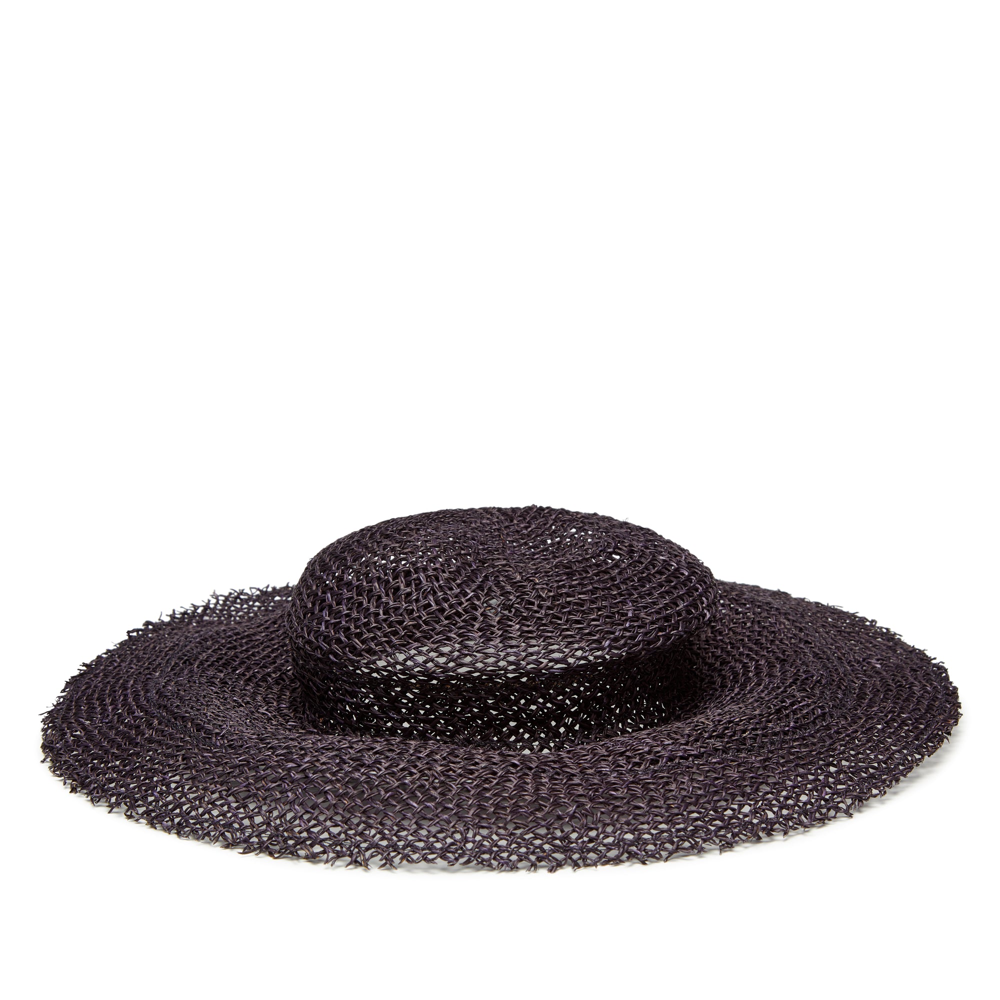 Scha - Women's Traveler Short Unique Woven Hat - (Black) view 1