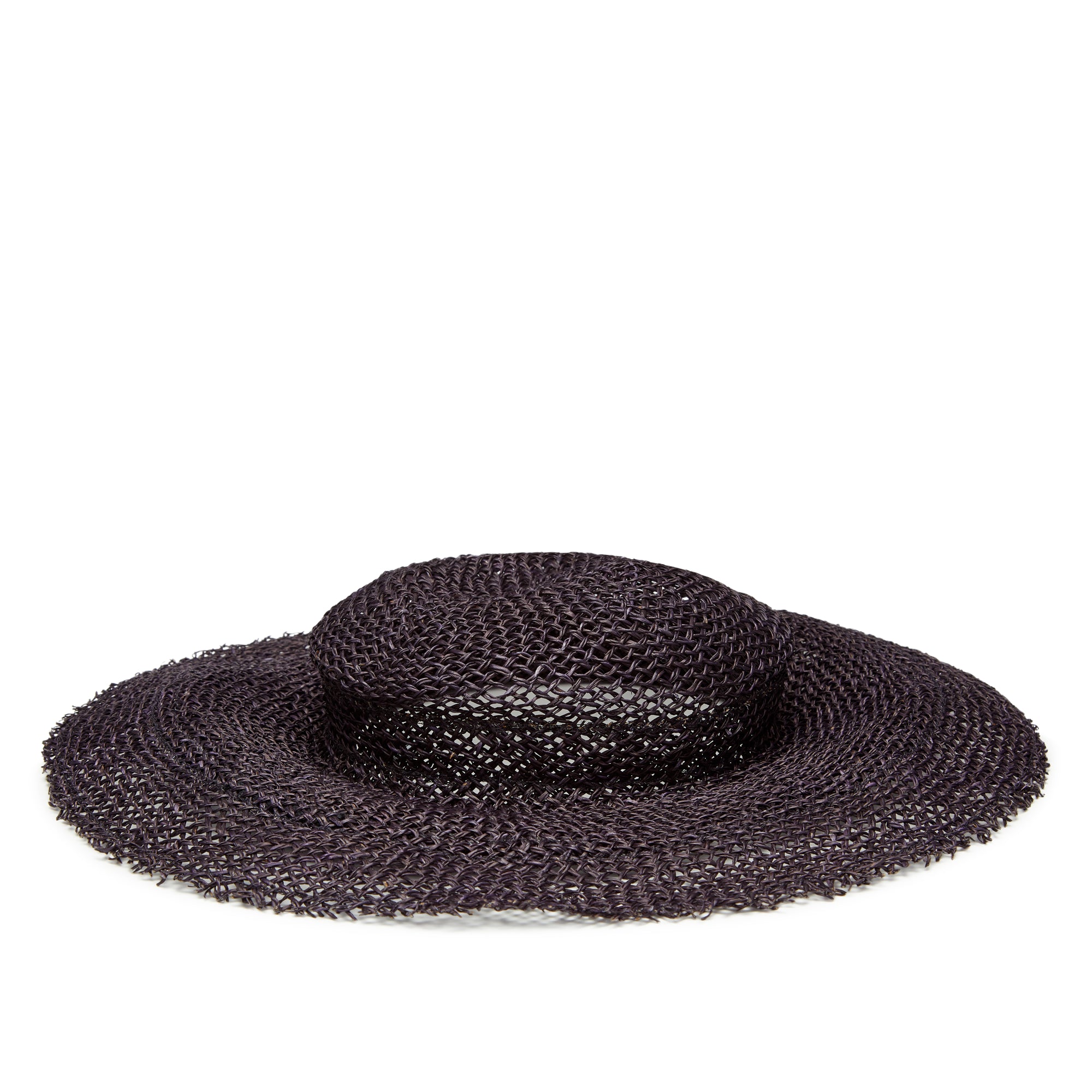 Scha - Women's Traveler Short Unique Woven Hat - (Black) view 2