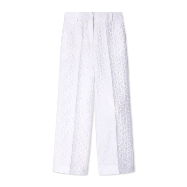 Cecilie Bahnsen - Women's Straight Leg Trousers - (White)