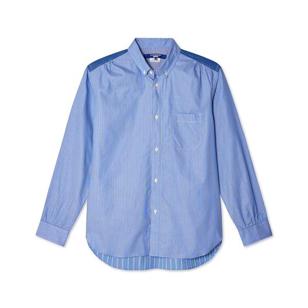 Junya Watanabe MAN - Slim Fit Cotton Shirt - (Blue/White)