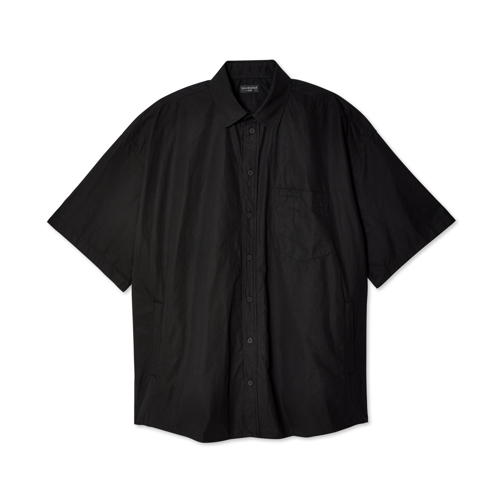 Balenciaga - Men's Short Sleeve Shirt - (Black) view 1