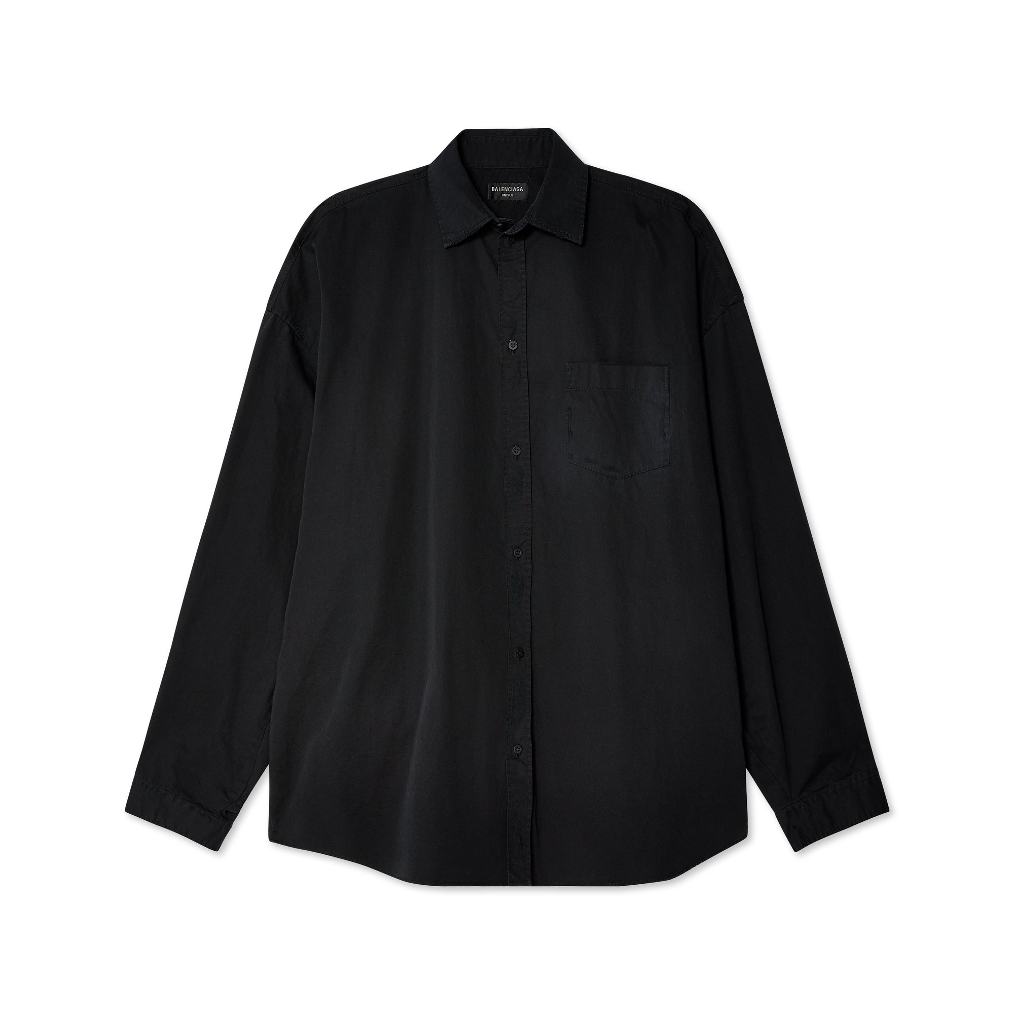Balenciaga - Men's Goth Oversized Shirt - (Black) view 1