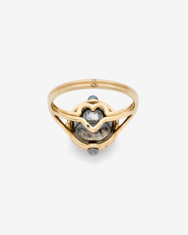 Elie Top - Women's Mira Ring - (Yellow Gold/Ruby)