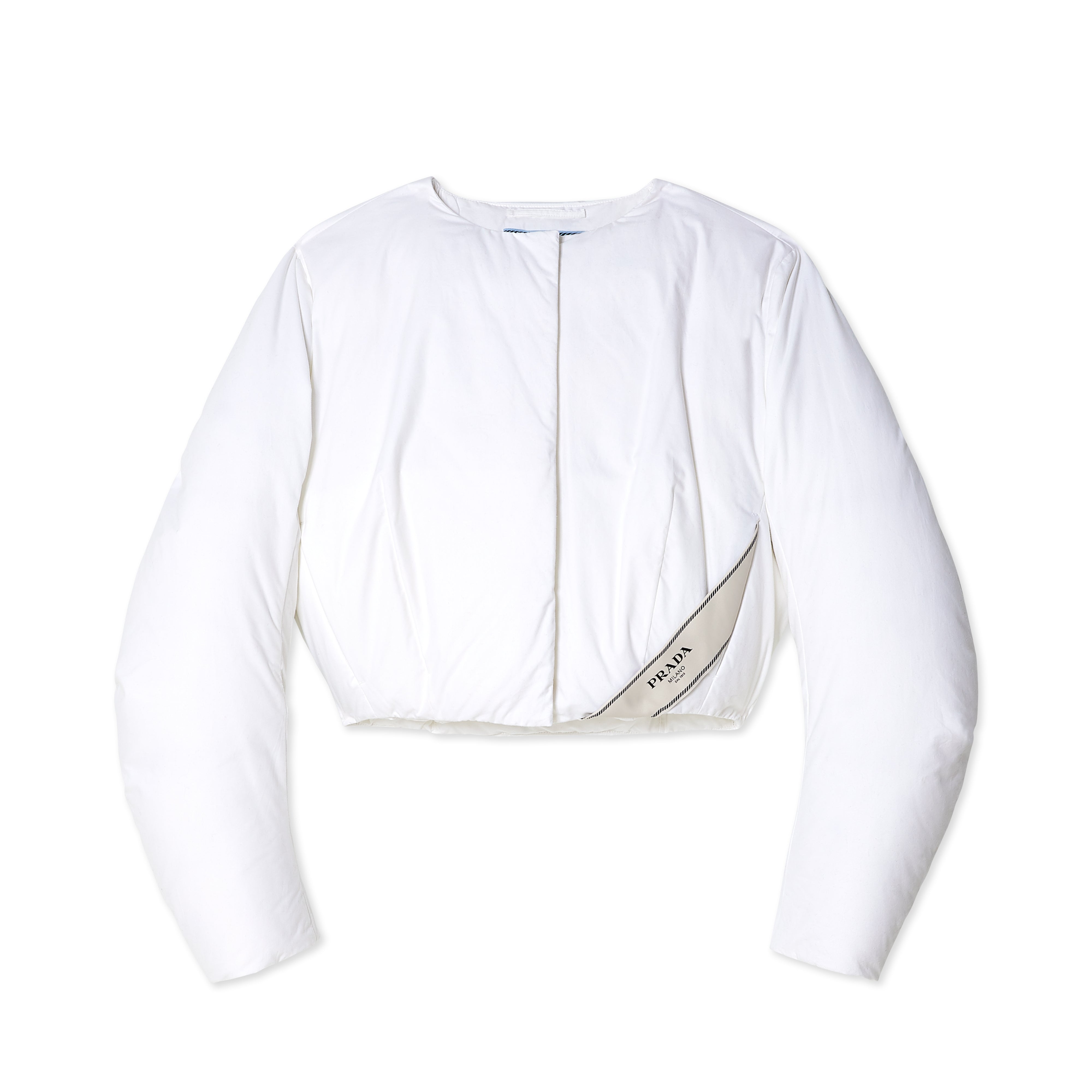 Jacket Prada White size S International in Cotton - 36743919