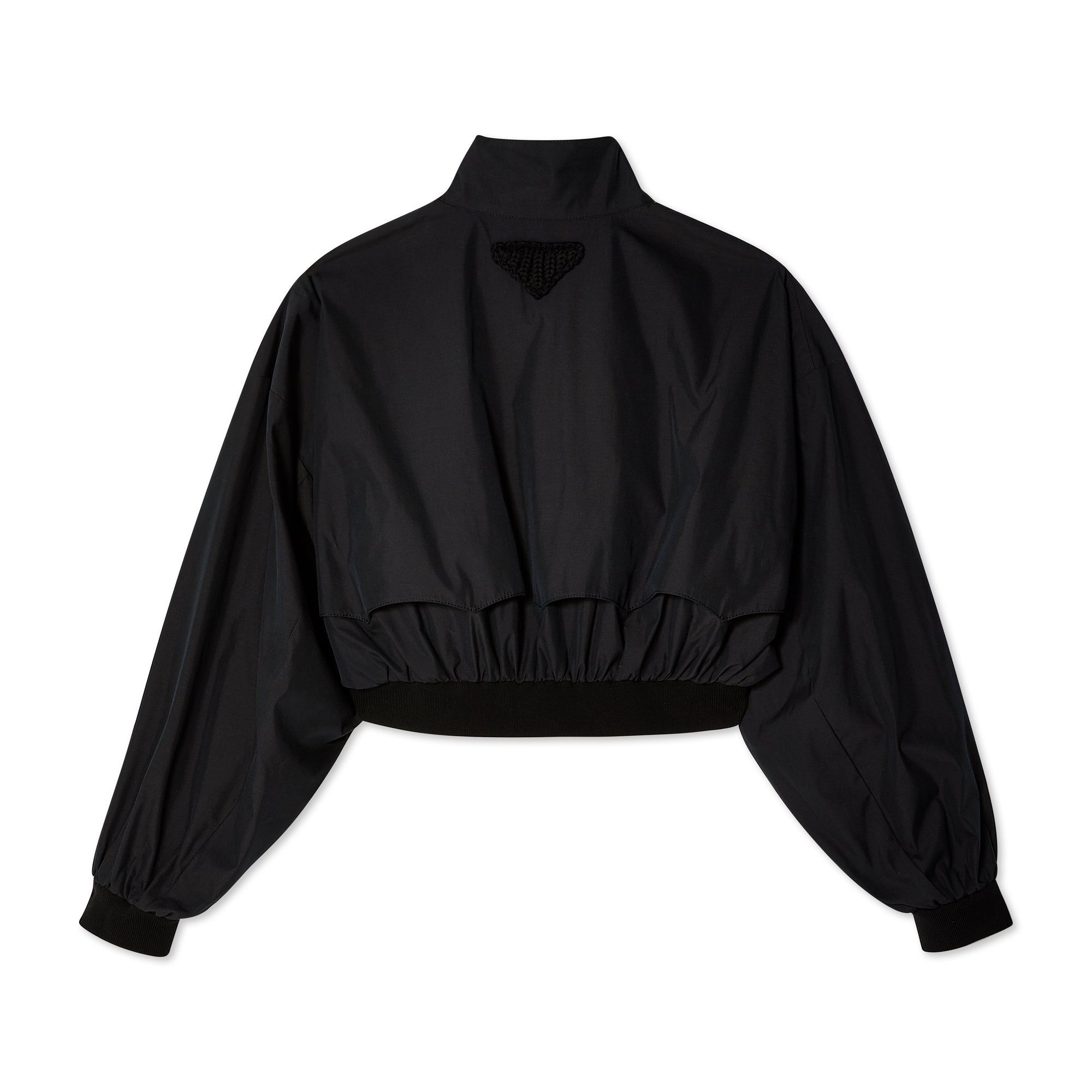 Prada - Women's Cotton Cropped Jacket - (Black) view 6
