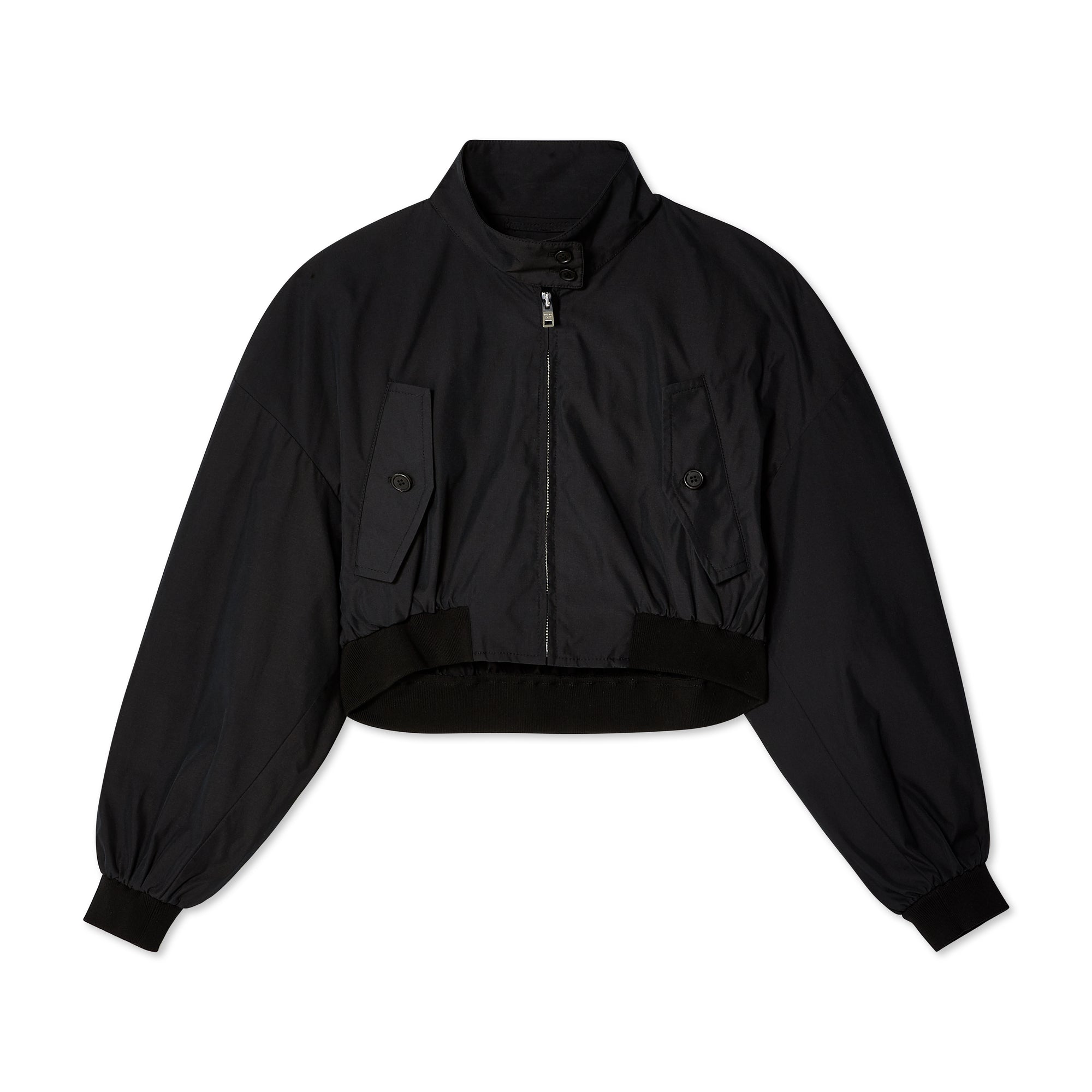 Prada - Women's Cotton Cropped Jacket - (Black) view 1