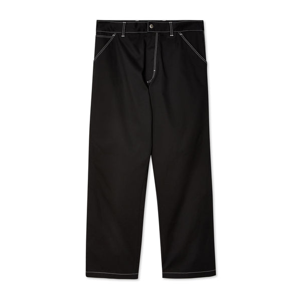 Prada - Men's Contrast Stitch Trousers - (Black)