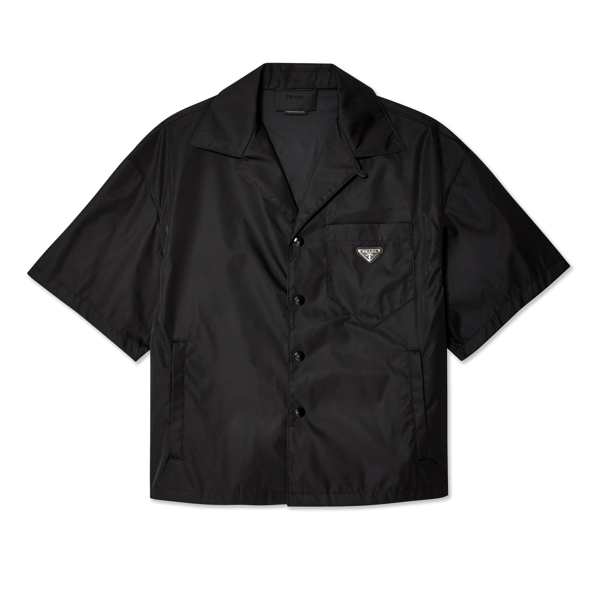 Prada - Men’s Re-Nylon Short Sleeved Shirt - (Black) view 1