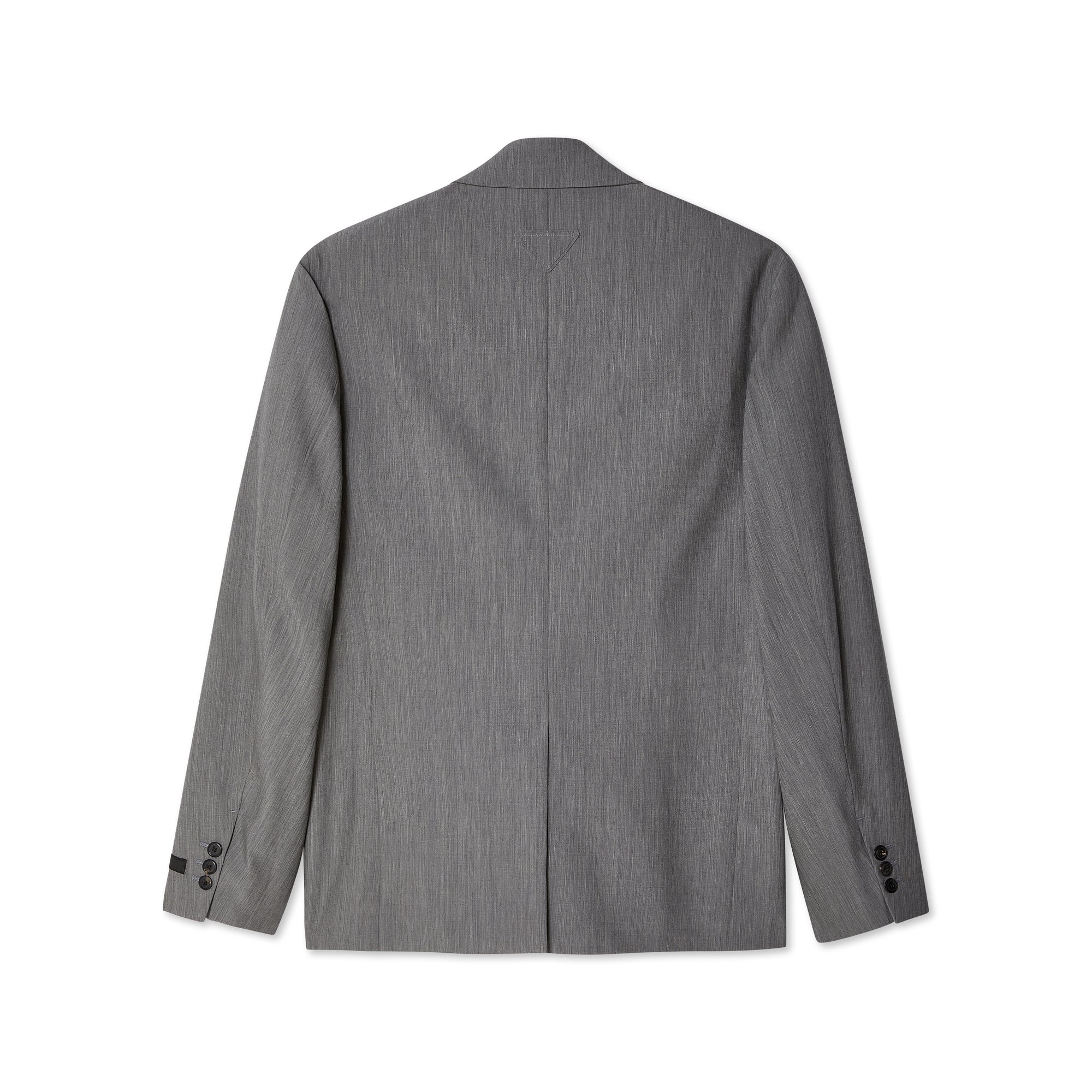 Prada - Men's Single-Breasted Mohair Jacket - (Grey) view 2