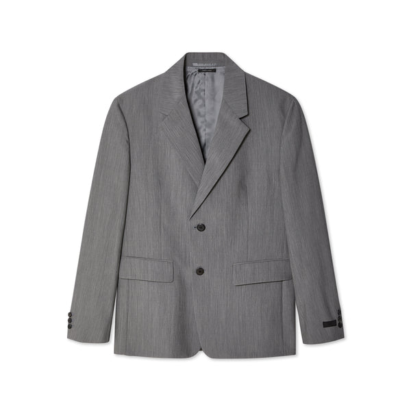 Prada - Men's Single-Breasted Mohair Jacket - (Grey)